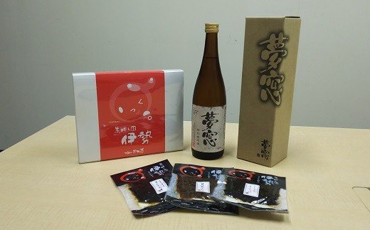 【1-151】「夢窓」特別純米酒と佃煮セット