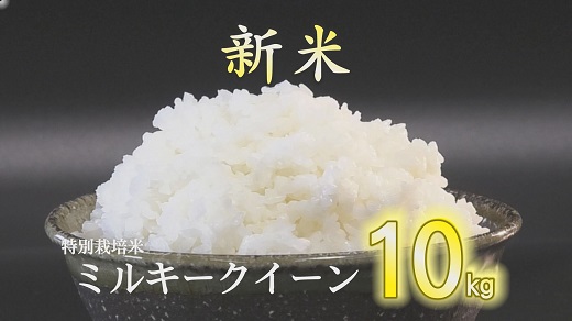【1-272】（新米予約9月以降発送）ミルキークイーン（特別栽培米）10kg