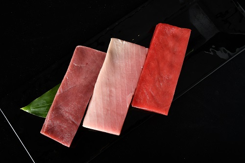 【2.5-5】国産マグロ食べ比べ冷凍短冊セット　約1.2kg